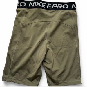 Nike Pro Biker Shorts Army Green Size XS/S